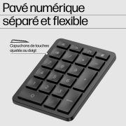Image de HP 965 BLK ERGONOMIC WL KBD clavier Maison RF sans fil + Bluetooth Noir (7E756AA#AC0)