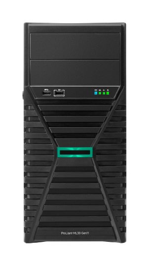 Image de HP E ProLiant ML30 Gen11 E-2434 3.4GHz 4c 1P 32GB-DR 8SFF VROC 2x480GB SATA SSD 800W RPS EU Server Serveur (P71387-425)