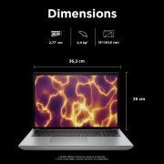 Image de HP ZBook Fury G11 Intel® Core™ i7 i7-14700HX Station de travail mobile 40,6 cm (16") WUXGA 32 Go DDR5-SDRAM 1 To SSD NVIDIA RTX 4000 Ada Wi-Fi 7 (802.11be) Windows 11 Pro AI Work ... (98K64ET)