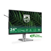 Image de Philips 5000 series écran plat de PC 60,5 cm (23.8") 1920 x 1080 pixels Full HD LCD Anthracite (24B2G5200/00)