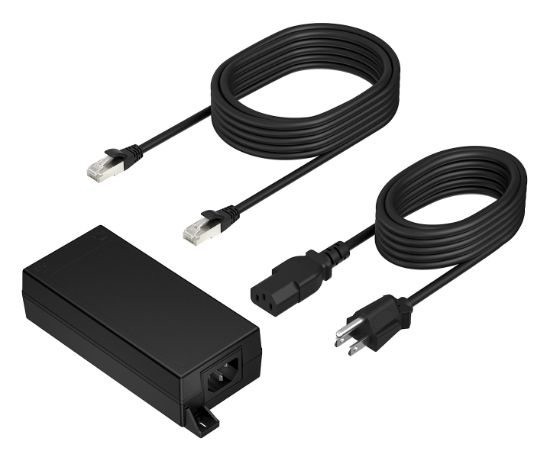 Image de HP Poly PoE++ 65W 2.5G Adapter with 3.66m CAT6A Cable and Power Cord Noir (B5NH6AA)