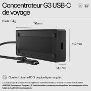 Image de HP Concentrateur USB-C de voyage G3 (86S97UT)