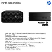 Image de HP Z2 G1a Copilot+ PC AMD Ryzen AI Max+ PRO 395 128 Go LPDDR5x-SDRAM 2 To SSD Windows 11 Pro Mini PC Station de travail AI Workstation, AI PC Noir (A40Q7ET)