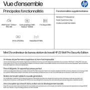 Image de HP Z2 G1a Copilot+ PC AMD Ryzen AI Max+ PRO PRO 395 64 Go LPDDR5x-SDRAM 1 To SSD Windows 11 Pro Mini PC Station de travail AI Workstation, AI PC Noir (A40Q8ET)