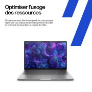 Image de HP ZBook 8 laptop Intel Core Ultra 7 255H 40,6 cm (16") WUXGA 32 Go DDR5-SDRAM 1 To SSD NVIDIA RTX 500 Ada Wi-Fi 7 (802.11be) Windows 11 Pro AI Workstation, AI PC Argent (B72VBET)