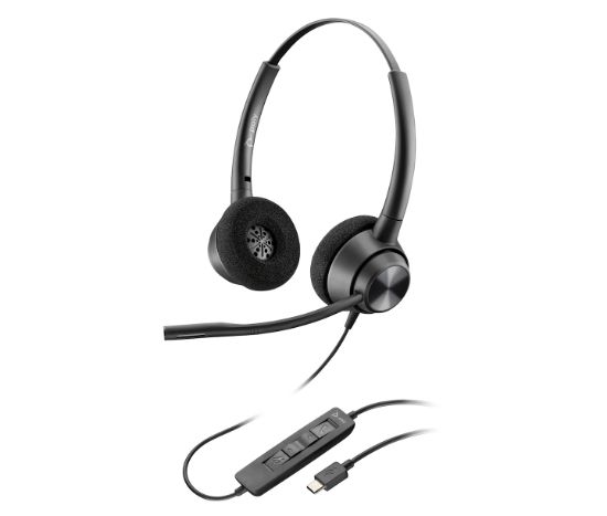 Image de HP Poly Micro-casque binaural Poly EncorePro 320 USB-C TAA (767F9AA)