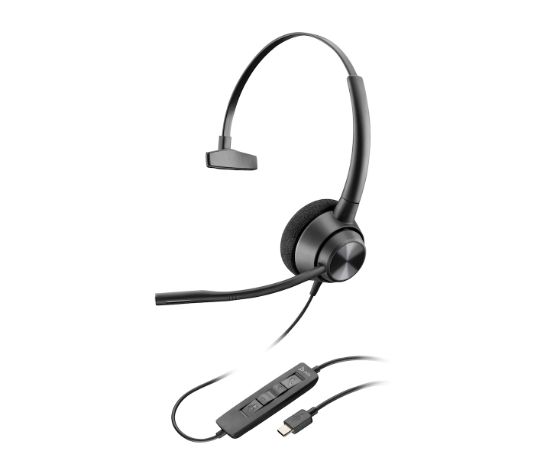 Image de HP Poly Micro-casque Poly EncorePro 310 monaural USB-C TAA (760Q8AA)
