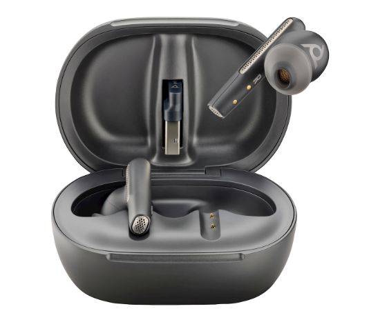 Image de HP Poly Étui de chargement écran tactile noir Poly Voyager Free 60+ UC pour BT700 adaptateur USB-C (8L586AA)