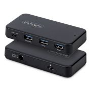Image de StarTech.com Hub USB-C et USB-A à 4 Ports, 5 Gbps, Auto-Alimenté, Câble Hôte USB-C et USB-A 2 en 1, 1 Port USB-C et 3 Ports USB-A (1x BC 1.2), Adaptateur Secteur 36W Inclus (311UE-USB-HUB)