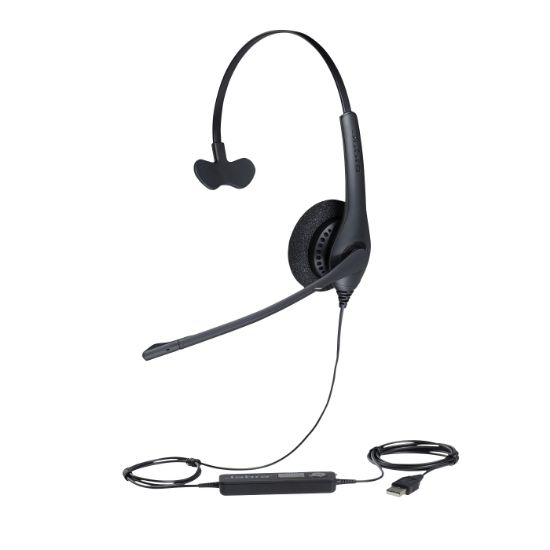 Image de Jabra Biz 1500 Casque Avec fil Arceau Bureau/Centre d'appels Bluetooth Noir (1553-0159)