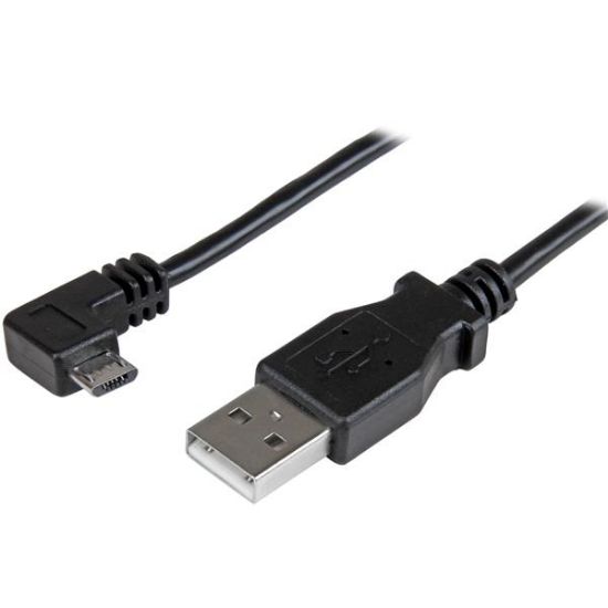Image de StarTech.com câble USB USB 2.0 2 m USB A Micro-USB B Noir (USBAUB2MRA)