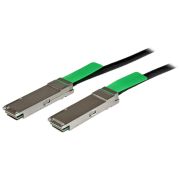 Image de StarTech.com Câble QSFP+ à connexion directe conforme aux normes MSA - Cordon DAC Twinax de 2 m (QSFPMM2M)