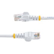 Image de StarTech.com Câble réseau Cat5e sans crochet de 5 m - Blanc (45PAT5MWH)