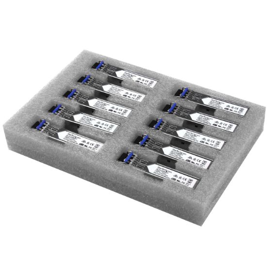 Image de StarTech.com Module SFP GBIC compatible Cisco GLC-LH-SMD - Transceiver 1000BASE-LX/LH - Paquet de 10 (GLCLHSMD10ST)