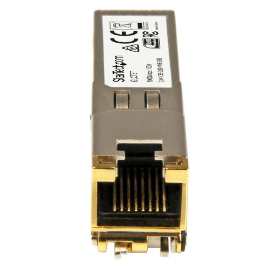Image de StarTech.com Module SFP GBIC compatible Cisco GLC-T - Module transmetteur Mini GBIC 1000BASE-T (GLCTST)