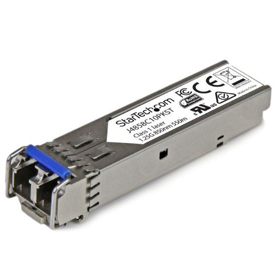 Image de StarTech.com Module SFP GBIC compatible HPE J4858C - Transceiver 1000BASE-SX- Paquet de 10 (J4858C10PKST)