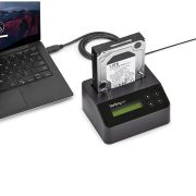Image de StarTech.com Effaceur de Disque Dur à Baie Unique, Nettoyeur d'HDD/SSD Autonome, 4Kn, USB 3.0 à SATA III (6 Gbps), 9 Modes d'Effacement, Dock Nettoyeur de Disque Dur Secure E ... (SDOCK1EU3P2)