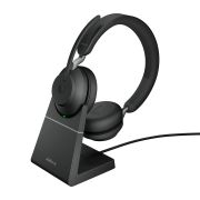 Image de Jabra Evolve2 65 Casque Sans fil Arceau Bureau/Centre d'appels USB Type-A Bluetooth Socle de chargement Noir (26599-989-989)