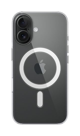 Image de Apple Coque transparente avec MagSafe pour iPhone 16 (MA6A4ZM/A)