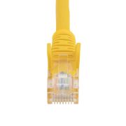Image de StarTech.com Câble réseau Cat5e sans crochet de 5 m - Jaune (45PAT5MYL)