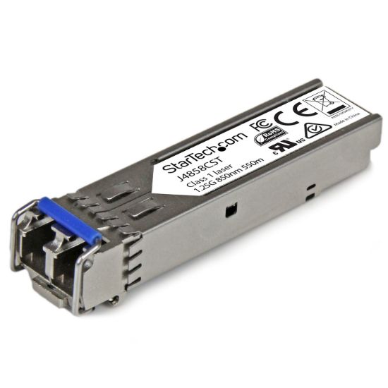 Image de StarTech.com Module SFP GBIC compatible HPE J4858C - Module transmetteur Mini GBIC 1000BASE-SX (J4858CST)