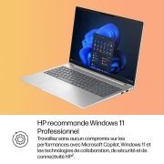 Image de HP EliteBook 6 G1i AI Intel Core Ultra 7 255U Ordinateur portable 40,6 cm (16") WUXGA 32 Go DDR5-SDRAM 512 Go SSD Wi-Fi 6E (802.11ax) Windows 11 Pro AI PC Argent (A26YMEA)