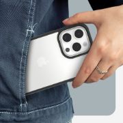 Image de OtterBox React Series pour iPhone 15 Pro Max, Black Crystal - Noir,Transparent (77-92783)