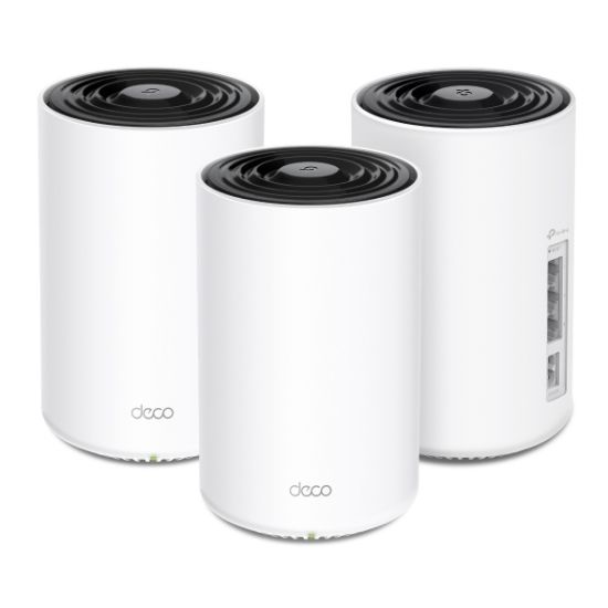 Image de TP-Link Deco PX10 Bi-bande (2,4 GHz / 5 GHz) Wi-Fi 6 (802.11ax) Blanc 3 Externe (DECO PX10(3-PACK))