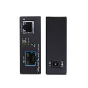 Image de StarTech.com Convertisseur de Média Fibre Optique SFP+ Ouvert Multi-Gigabit 10 GbE, 10G/5G/2,5G/1G/100M, Cuivre vers 10GBASE-X SFP+, Monomode, Multimode, Trames Jumbo 16K, TA ... (MCM10G6SSFP)