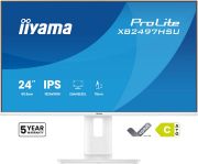 Image de iiyama ProLite écran plat de PC 60,5 cm (23.8") 1920 x 1080 pixels Full HD LED Blanc (XB2497HSU-W1)