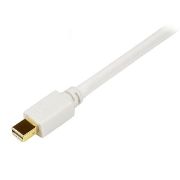 Image de StarTech.com Adaptateur Mini DisplayPort vers DVI - Câble Mini DP / DVI-D 1080p / 1920x1200 - Blanc 91 cm (MDP2DVIMM3W)