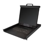 Image de StarTech.com Console KVM 1U à un port pour rack de serveur - 19 pouces (RKCONS1901)