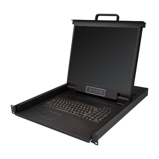 Image de StarTech.com Console KVM 1U à un port pour rack de serveur - 19 pouces (RKCONS1901)