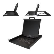 Image de StarTech.com Console KVM 1U à un port pour rack de serveur - 19 pouces (RKCONS1901)