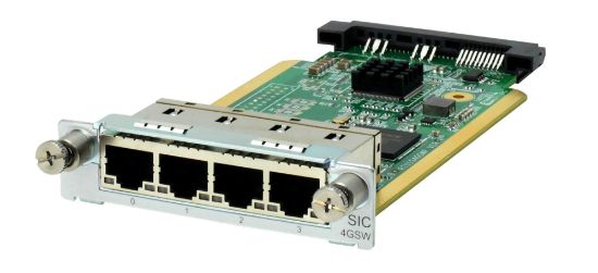 Image de HP E Networking Comware MSR 4-port Gig-T Switch SIC Module Carte de réseaux (JG739A)