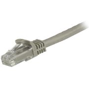 Image de StarTech.com Cordon de raccordement UTP CAT6 - 1,5 m - Sans crochet - Câble patch RJ45 - Gris (N6PATC150CMGR)