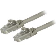 Image de StarTech.com Cordon de raccordement UTP CAT6 - 1,5 m - Sans crochet - Câble patch RJ45 - Gris (N6PATC150CMGR)