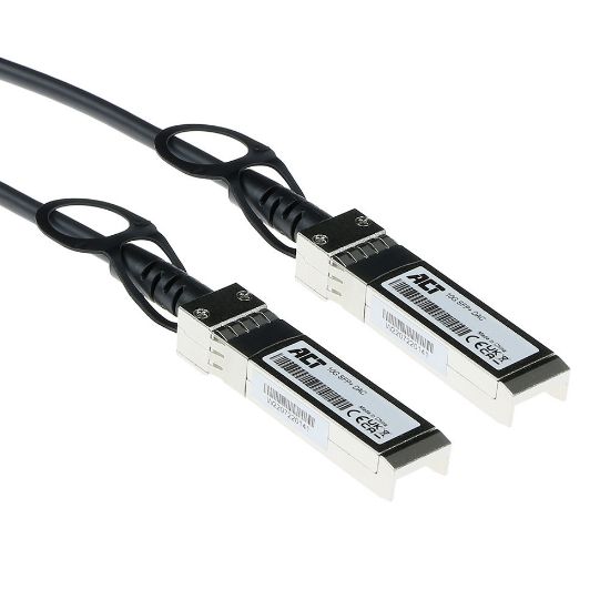 Image de ACT câble InfiniBand et à fibres optiques 3 m SFP+ Noir (TR0403)