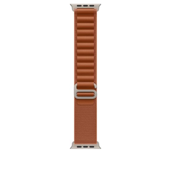 Image de Apple Boucle Alpine terracotta 49 mm - Medium - Finition titane naturel - Marron (MFTC4ZM/A)