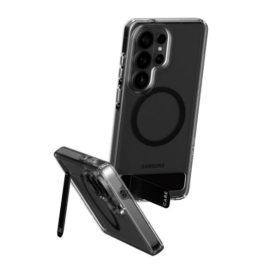 Image de PanzerGlass CARE™ by ® Urban Explorer Case Transparent w. Black Kickstand & Qi Samsung Galaxy S26 Ultra coque de protection pour téléphones portables Housse (CR12202)