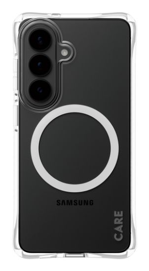 Image de PanzerGlass CARE™ by ® Samba Case Transparent w. White Qi Samsung Galaxy S26 coque de protection pour téléphones portables 16 cm (6.3") Housse (CR68116)