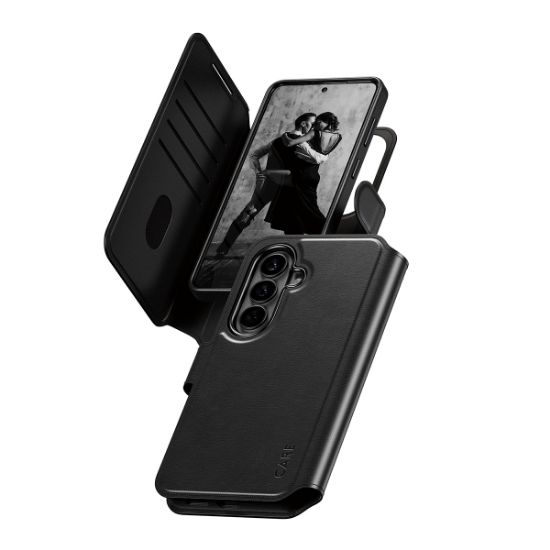 Image de PanzerGlass CARE™ by ® Tango 2-in-1 Wallet Case w. Qi Samsung Galaxy S26 coque de protection pour téléphones portables Housse Transparent (CR85966)