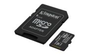Image de Kingston Technology Carte 128GB microSDXC Industrielle C10 A1 pSLC + adaptateur SD (SDCIT2/128GB)