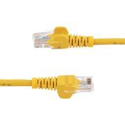 Image de StarTech.com Câble réseau Cat5e sans crochet de 50 cm - Jaune (45PAT50CMYL)