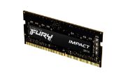 Image de Kingston Technology FURY 8GB 3200MT/s DDR4 CL20 SODIMM Impact Mémoire RAM - Noir (KF432S20IB/8)