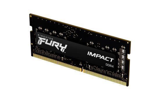 Image de Kingston Technology FURY 8GB 3200MT/s DDR4 CL20 SODIMM Impact Mémoire RAM - Noir (KF432S20IB/8)