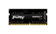 Image de Kingston Technology FURY 8GB 3200MT/s DDR4 CL20 SODIMM Impact Mémoire RAM - Noir (KF432S20IB/8)