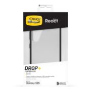 Image de OtterBox React Series pour Samsung Galaxy S25, transparente/noir - Noir,Transparent (77-97382)