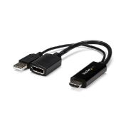 Image de StarTech.com Adaptateur HDMI vers DisplayPort 4K alimenté par USB (HD2DP)