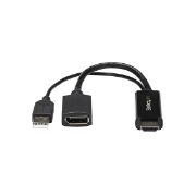 Image de StarTech.com Adaptateur HDMI vers DisplayPort 4K alimenté par USB (HD2DP)